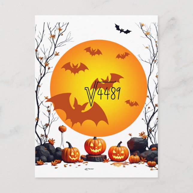 Square Root 4489  Postcard (Front)