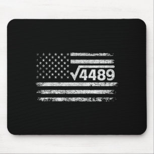 Square Root 4489 Slang Math Teacher Six Seven 6 7  Mouse Pad