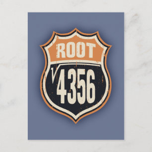 Square Root 66 Postcard