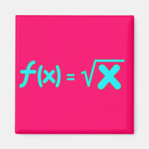 Square Root Function - Math Symbols Magnet