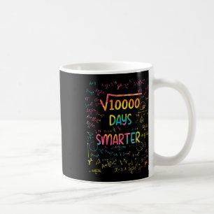 Square Root Of 10000 Math 100 Days Smarter School Coffee Mug