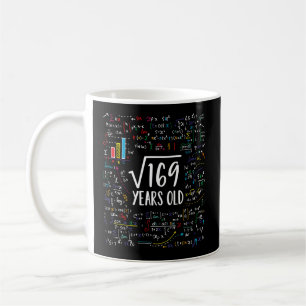 Square Root Of 169 13Th 13 Math Bday Coffee Mug