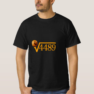 Square Root of 4489 – Math Humour Tee