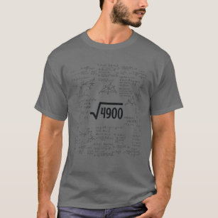 Square Root Of 4900 70 Year Old 70Th Birthday Gift T-Shirt