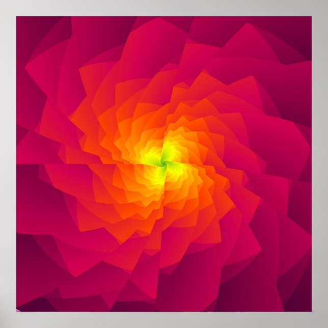 Square Rose Poster (Front)