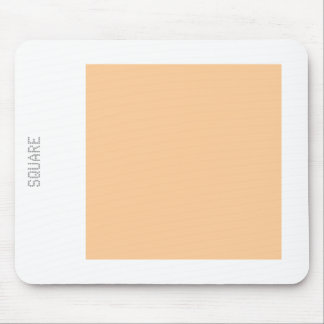 Square - Sand and White Mouse Pad