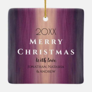 Square Shaped Photo Ornament Firey HAMbWG