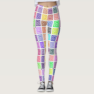Square Spirals Leggings