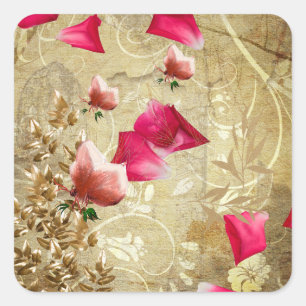 Square stickers 