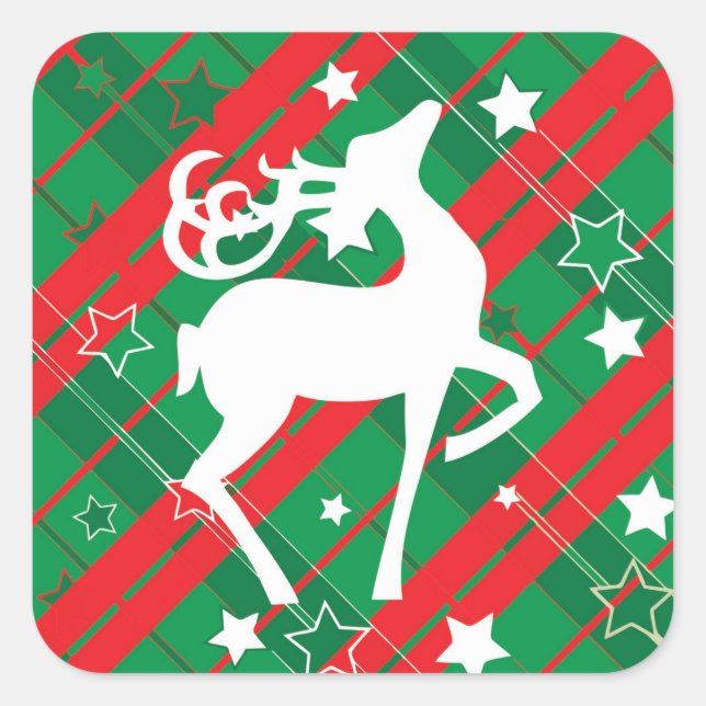 Square Stickers, Glossy, Large, 3 inch (sheet of 6 Sticker (Front)