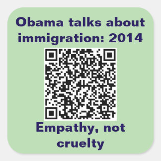 Square Stickers, sheet of six 3 inch stickeSticker Square Sticker