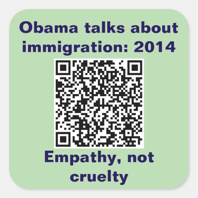 Square Stickers, sheet of six 3 inch stickeSticker Sticker (Front)