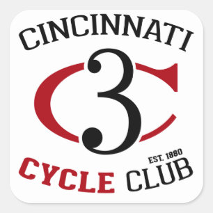 Square Stickers with Full CCC Logo
