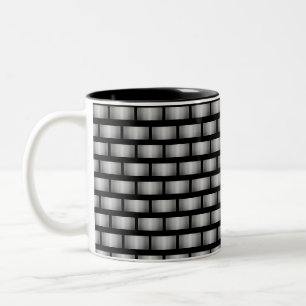 Square style Two-Tone coffee mug