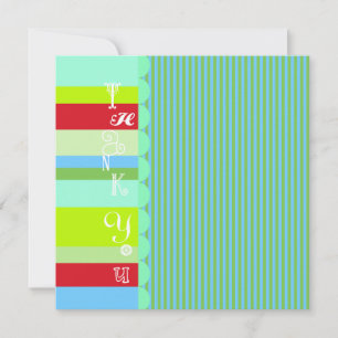 Square Thank You Card