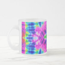 Square Tie Dye coffee mug