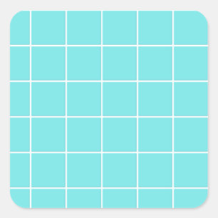 Square Tile Like Check Pattern Sticker