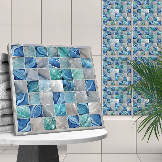Square tiles Mosaic Water Stones (Creator Uploaded)