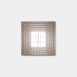 square tunnel post-it notes