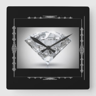 Square Wall Clock/Diamond Clock