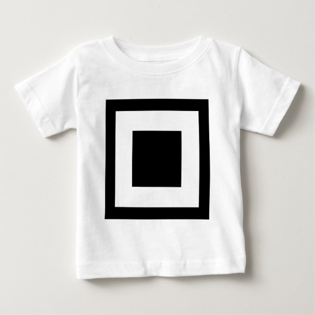 Square Within a Square Baby T-Shirt (Front)
