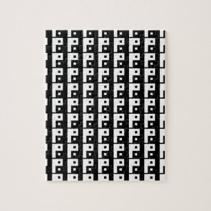 Square Yin Yang Jigsaw Puzzle