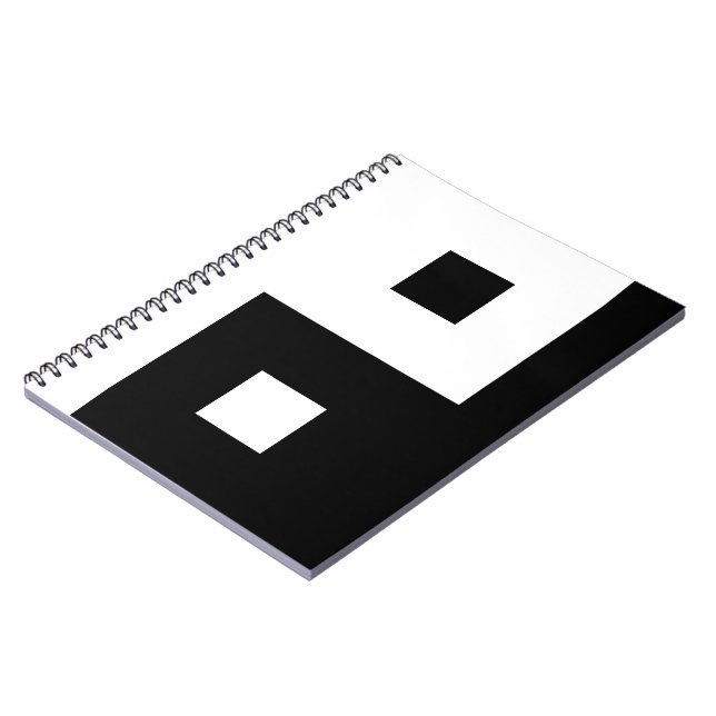 Square Yin Yang Notebook (Left Side)
