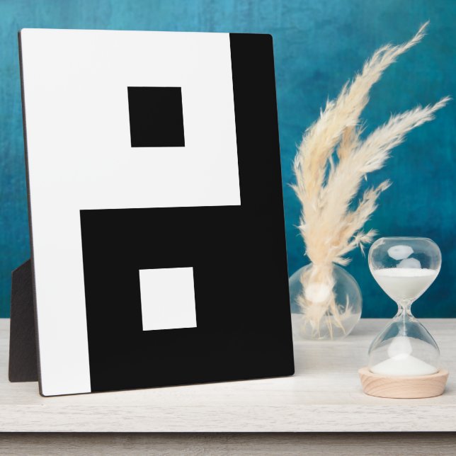 Square Yin Yang Plaque (Side)