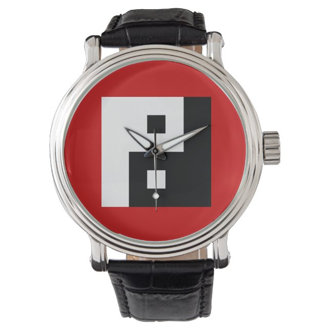 Square Yin Yang Watch (Front)