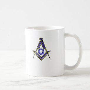 squareandcompassblue, squareandcompassblue coffee mug