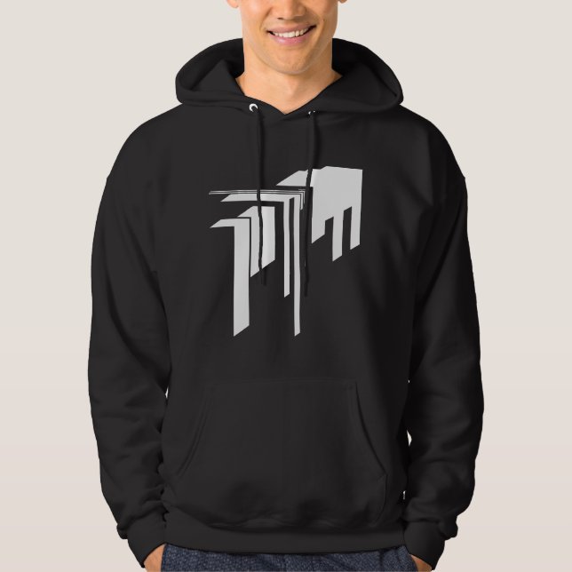 Squareart abstract custom Sweatshirts hood (Front)