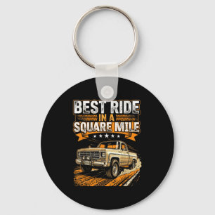 Squarebody Truck Key Ring