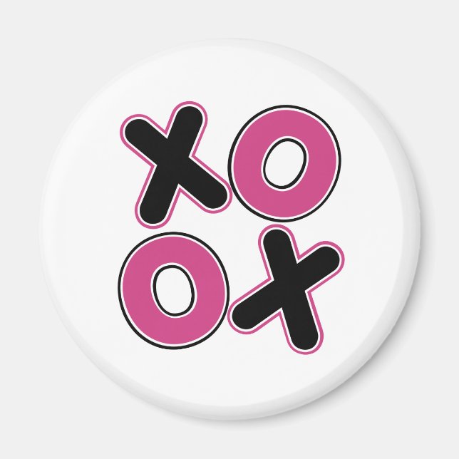 Squared XOXO Magnet (Front)