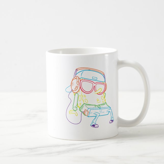 Squarepants Hip Hop  Coffee Mug (Right)
