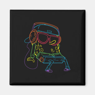 Squarepants Hip Hop Magnet