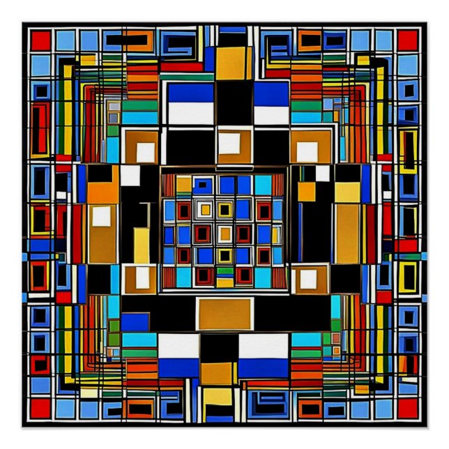 Squares 5 poster (Front)