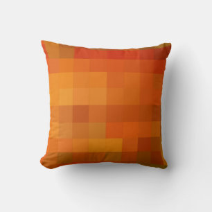 Squares Abstract Art   Retro Geometric Pattern Cushion