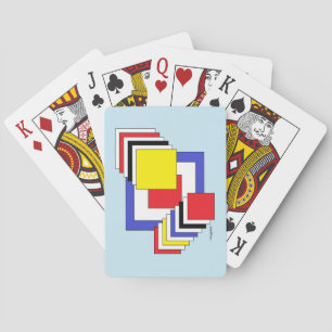 Squares Abstract Playing Cards