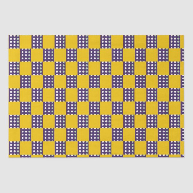 Squares and dots tissue paper (Front)
