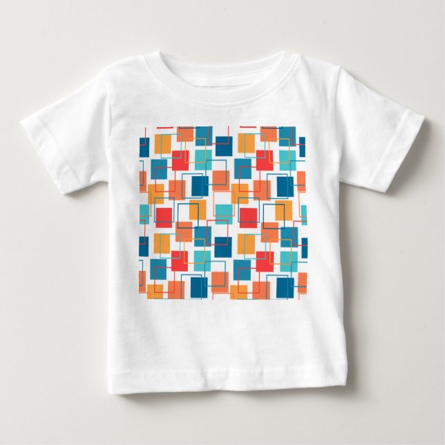 Squares and Outlines  Baby T-Shirt (Front)