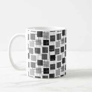 Squares and Outlines Coffee Mug