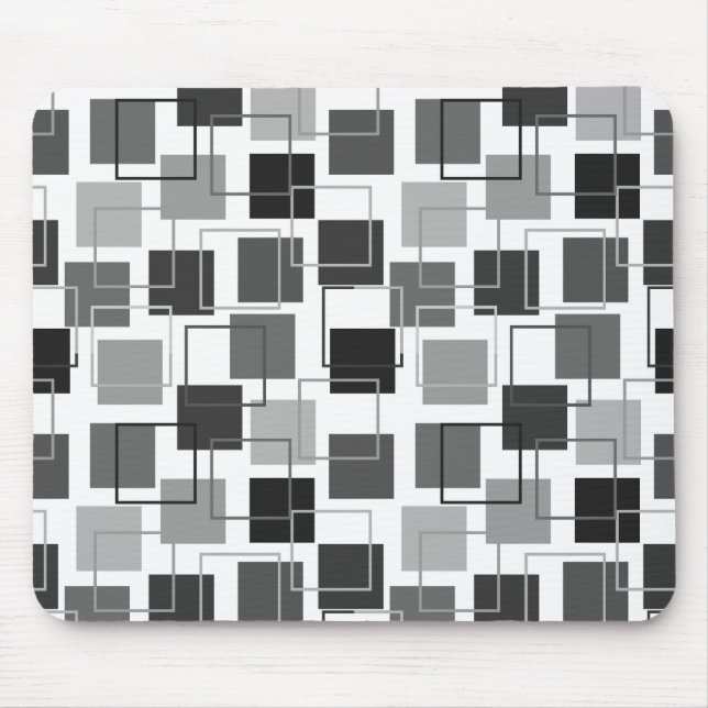 Squares and Outlines  Mouse Pad (Front)