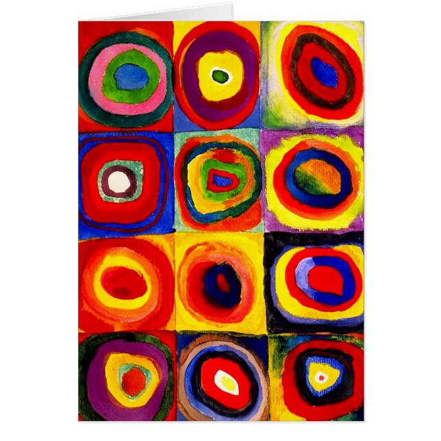 Squares Concentric Circles Farbstudie Kandinsky (Front)