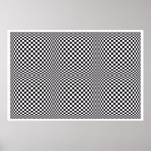 Squares in Motion 1 Poster