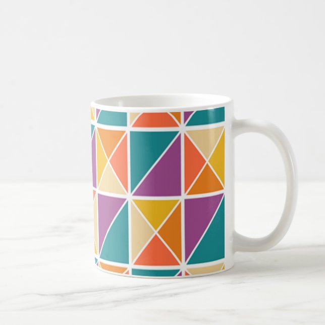 Squares into Triangles  Coffee Mug (Right)