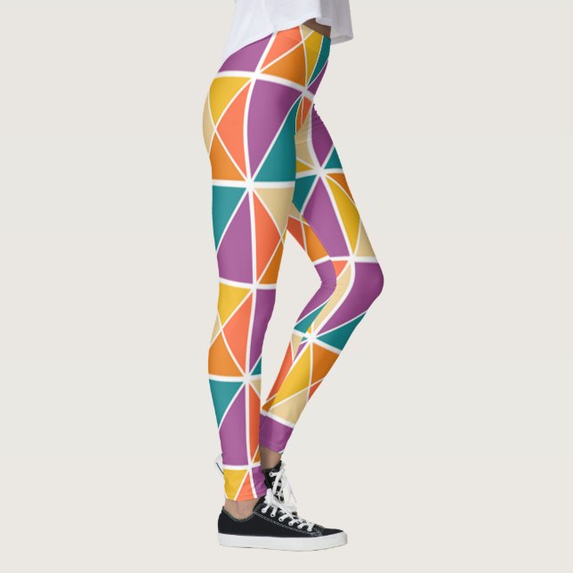 Squares into Triangles  Leggings (Right)