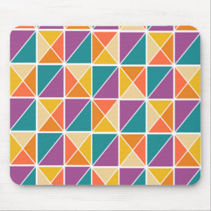 Squares into Triangles Mouse Pad