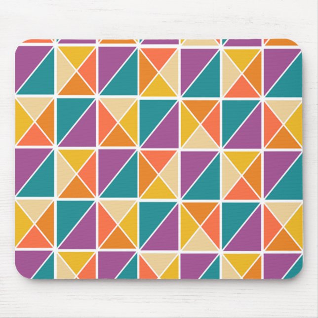 Squares into Triangles  Mouse Pad (Front)