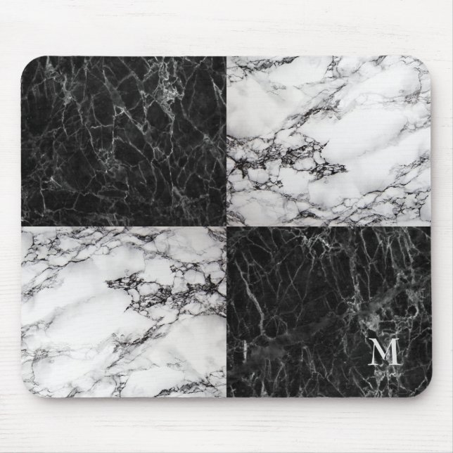Squares of Marble Stone Mouse Pad (Front)