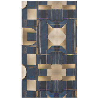 Squares on Blue AI art  Tablecloth